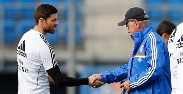 تشابي ألونسو يعود للمران الجماعي مع ريال مدريد تشابي ألونسو يعود للمران الجماعي مع ريال مدريد