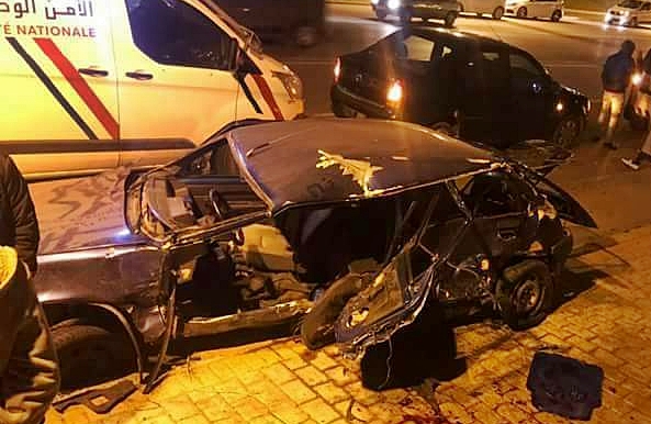 مصرع شخص وإصابة اثنين في حادثة سير خطيرة وسط طنجة