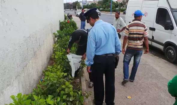 العثور على رضيع حديث الولادة بشارع القدس في طنجة