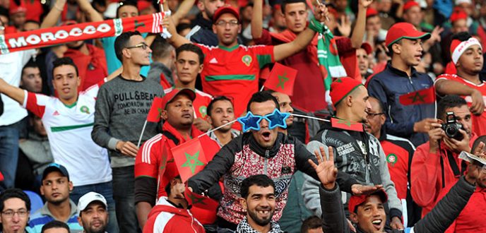 الجمهور المغربي ثاني أكبر جمهور في مونديال روسيا