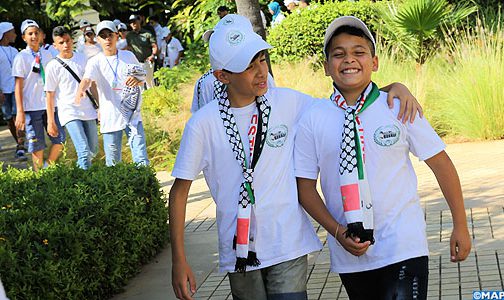 أطفال القدس يزورون ميناء طنجة المتوسط وعدد من المعالم السياحية بالمدينة