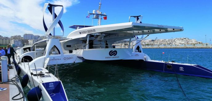 “إنيرجي أوبزرفر”.. أول سفينة هيدروجينية في العالم ترسو بميناء طنجة