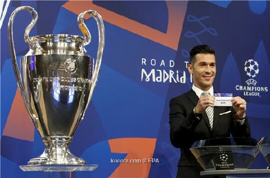قرعة دوري أبطال أوروبا: مدريد يصطدم باياكس وبرشلونة يواجه ليون
