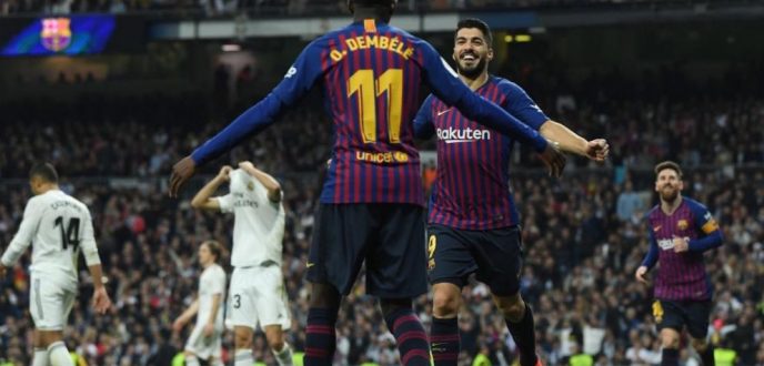 برشلونة يقسو على ريال مدريد بثلاثية ويتأهل لنهائي كأس الملك