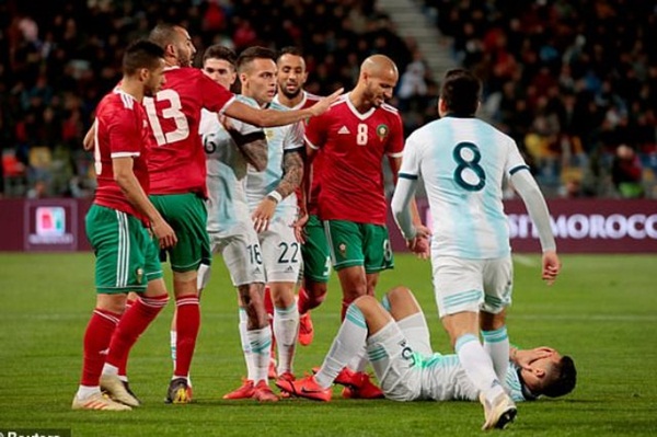 المنتخب المغربي يسقط أمام الأرجنتين في مباراة ودية بطنجة