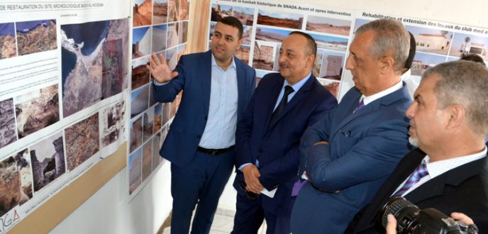 وزير الثقافة والاتصال يتفقد المشاريع الأثرية بإقليم الحسيمة