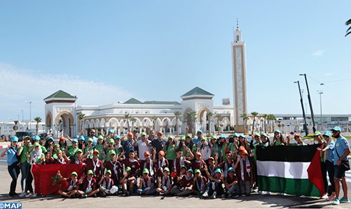أطفال القدس يزورون عددا من المعالم السياحية بمدينة طنجة