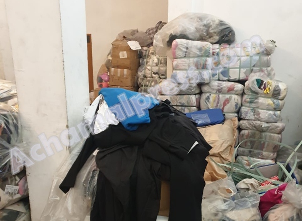 حجز 12 طنا من الملابس المستعملة والجاهزة بطنجة