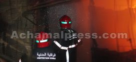 حريق يأتي على محلات تجارية في قيسارية الأزهر بطنجة