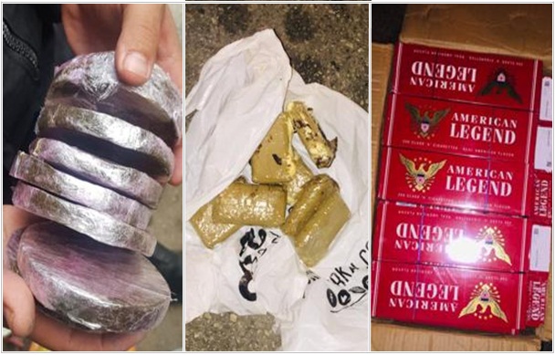 حجز كمية من المخدرات وسجائر مهربة ومادة الطابا بميناء طنجة المتوسط