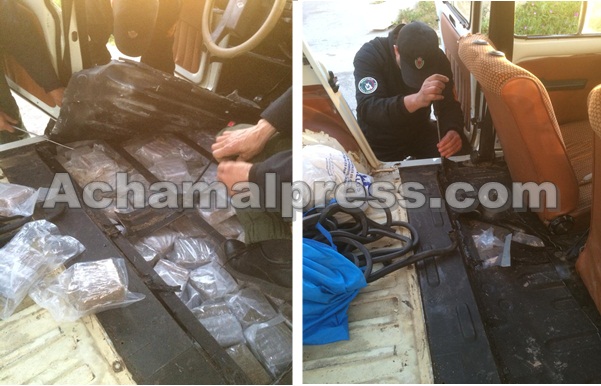 إيقاف اسباني بميناء طنجة المتوسط حاول تهريب المخدرات داخل سيارة سباق