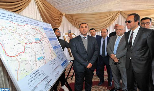اعمارة يطلع على تقدم أشغال عدة مشاريع مائية وطرقية بإقليم الحسيمة