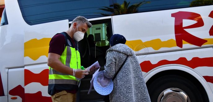 المغاربة العائدون من سبتة المحتلة يخضعون للحجر الصحي بمدينة الفنيدق