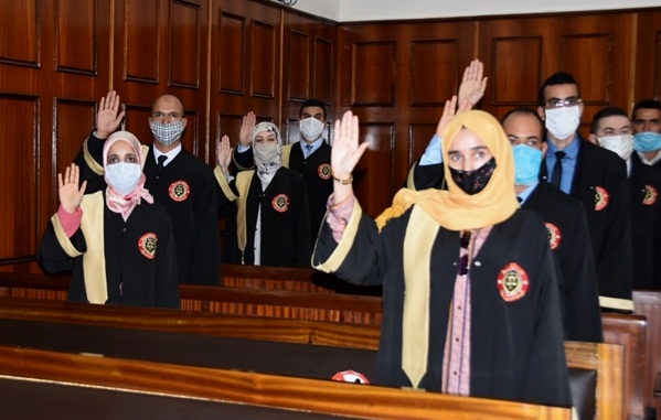 العدول الجدد يؤدون اليمين القانونية أمام محكمة الاستئناف بتطوان