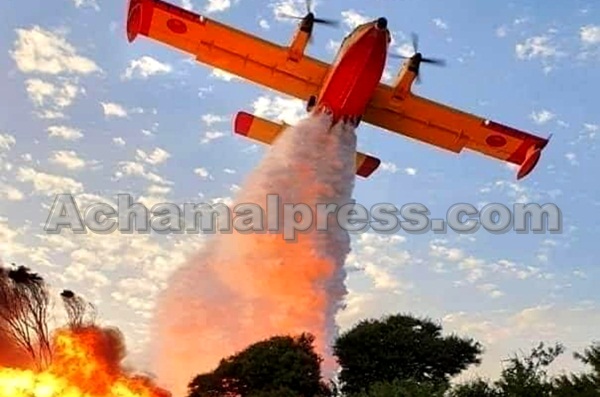 فرق الاطفاء تواصل جهودها لإخماد حريق غابة الهراريش ضواحي طنجة