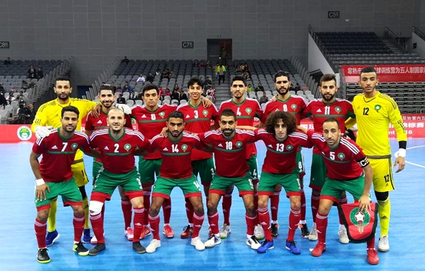 المنتخب المغربي لكرة القدم داخل القاعة يتصدر لأول مرة الترتيب القاري
