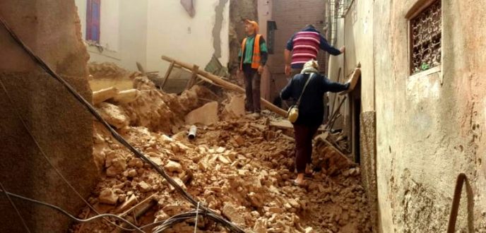 مصرع سيدة في انهيار جزئي لمنزل بالمدينة القديمة لبني ملال