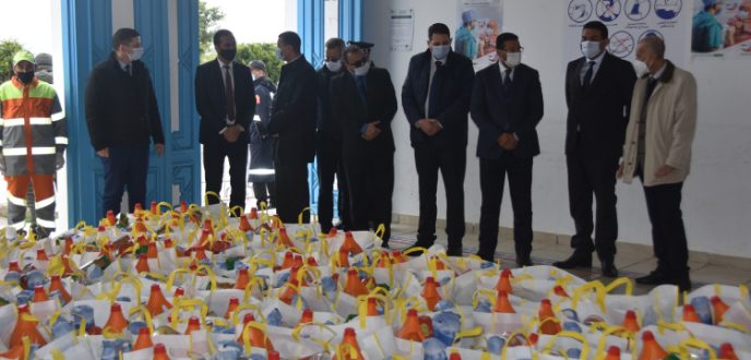حوالي 1360 أسرة مستفيدة من عملية الدعم الغذائي “رمضان 1442” بعمالة المضيق-الفنيدق