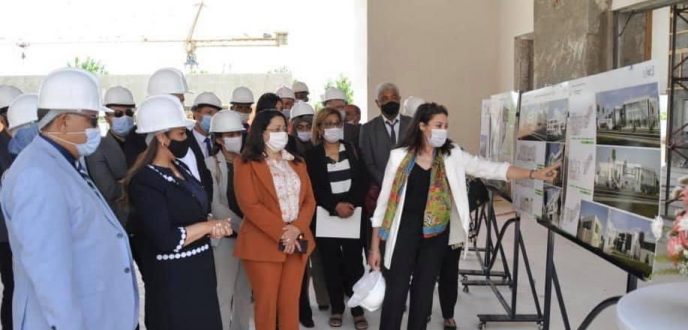 بوشارب تقف على تقدم أشغال بناء المقر الجديد للمدرسة الوطنية للهندسة المعمارية بتطوان