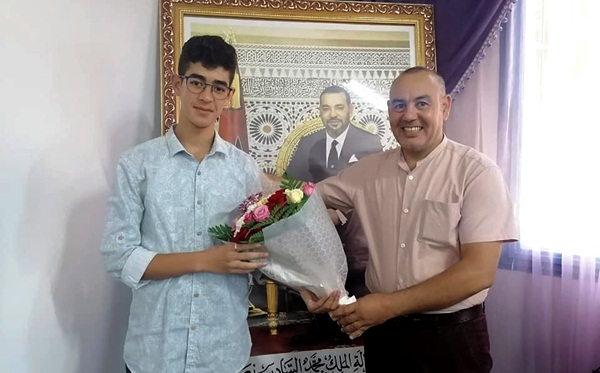مديرية شفشاون تحتفي بالتلميذ شهاب ماجدولين الحاصل على أعلى معدل في البكالوريا