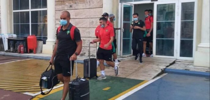 بعثة المنتخب المغربي تصل إلى المغرب قادمة من غينيا