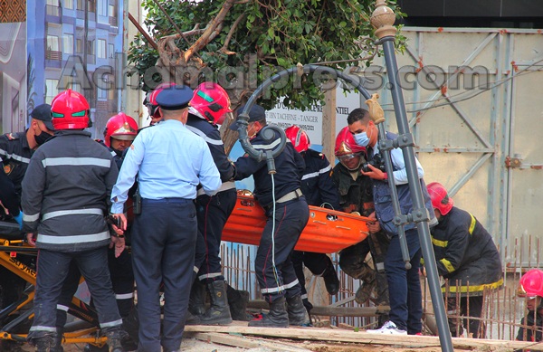 مصرع عامل سقط عليه جدار لعمارة في طور البناء بطنجة