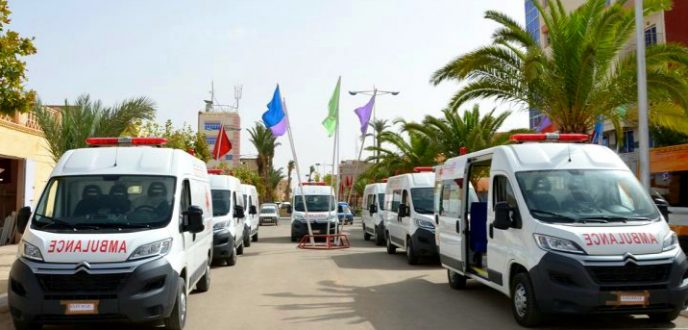توزيع سيارات إسعاف وافتتاح دار طالبة بشفشاون بمناسبة الذكرى عيد الاستقلال
