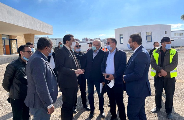 عامل عمالة المضيق الفنيدق يدعو إلى تسريع أشغال المستشفى النهاري بمرتيل