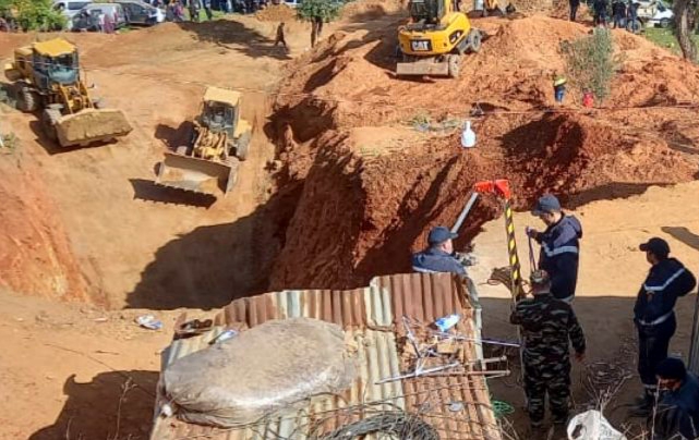 عمليات الحفر تصل إلى عمق يفوق 22 مترا وجهود إنقاذ الطفل ريان متواصلة