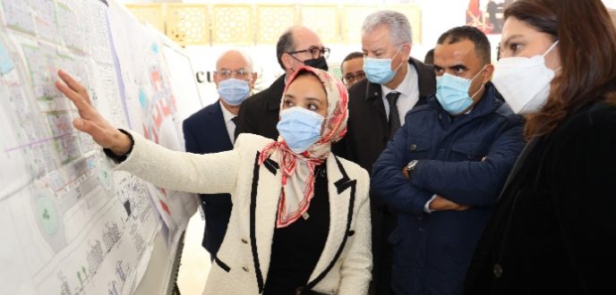 وزيرة الإسكان تقوم بزيارة ميدانية للمدينة الجديدة الشرافات