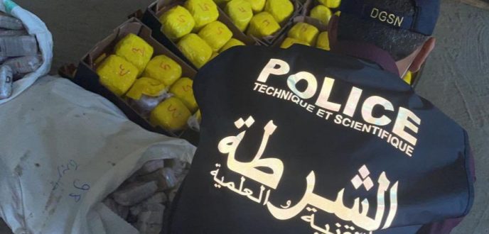 تفاصيل احباط عملية تهريب أزيد من 31 طن من مخدر الشيرا بطنجة (صور)