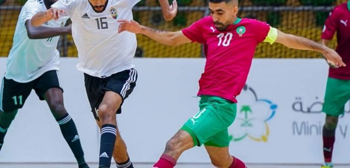 المنتخب الوطني للفوتسال يتأهل إلى نصف نهائي كأس العرب بانتصار صعب على ليبيا