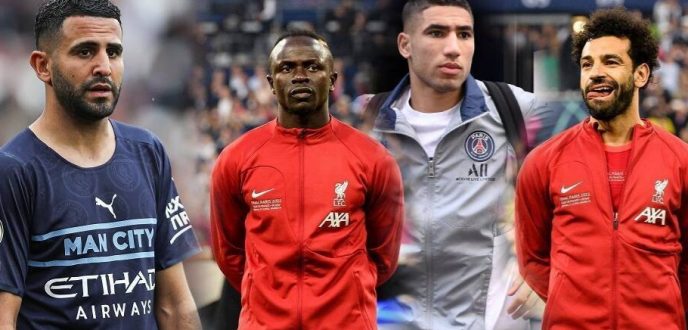 حكيمي وصلاح وماني ومحرز يتنافسون على جائزة أفضل لاعب إفريقي