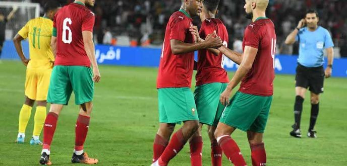 المنتخب المغربي يحقق فوزا صعبا على جنوب افريقيا في تصفيات “كان 2023”