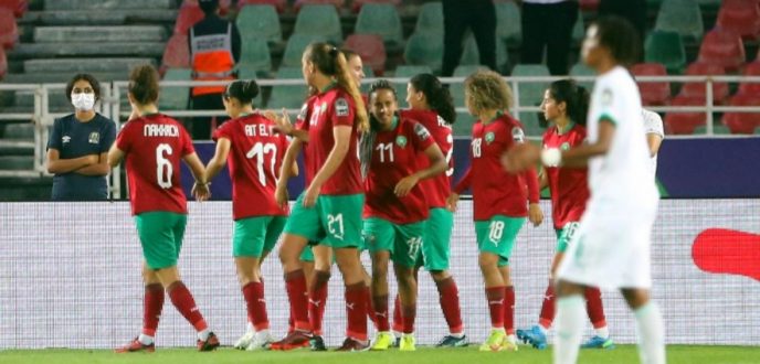 المنتخب الوطني النسوي ينتصر على السنغال وينهي دور المجموعات في الصدارة