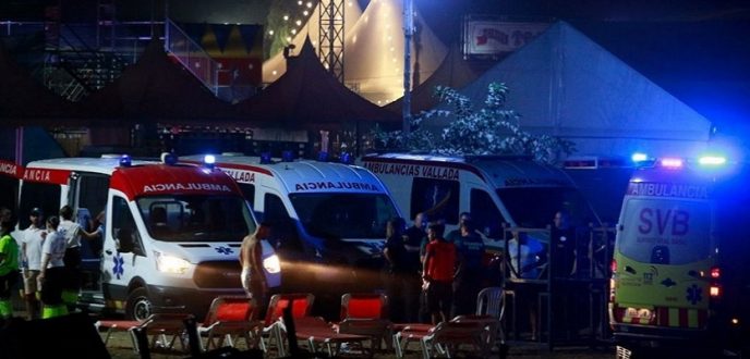قتيل وعشرات المصابين بسبب عاصفة أثناء مهرجان موسيقي في إسبانيا