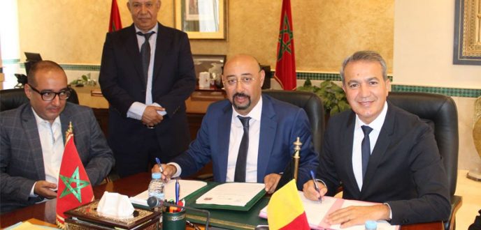 توقيع بروتوكول تعاون بين جماعتي طنجة و سانت جوس البلجيكية