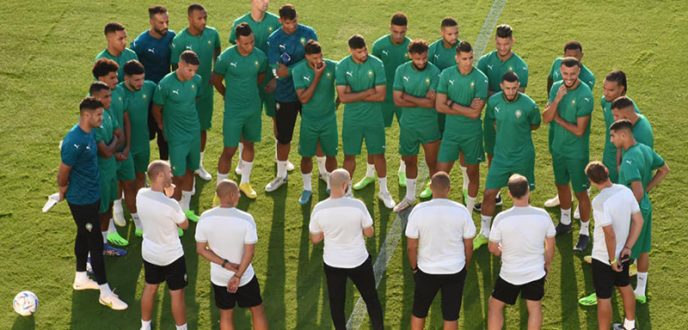 المنتخب المغربي يخوض أول حصة تدريبية قبل وديتي الشيلي والبارغواي