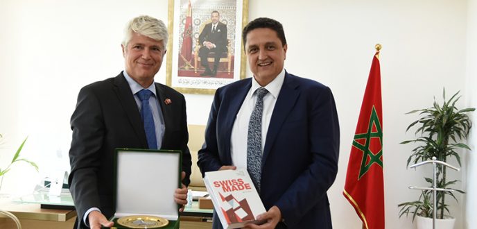 رئيس مجلس جهة طنجة تطوان يتباحث مع السفير السويسري بالمغرب