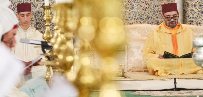 أمير المؤمنين يترأس بمسجد حسان بالرباط حفلا دينيا إحياء لليلة المولد النبوي