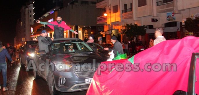 جهة طنجة.. ليلة بيضاء وفرحة مستحقة بتأهل المنتخب المغربي لدور ثمن النهائي لكأس العالم
