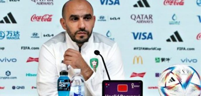 الركراكي: مباراة اسبانيا ستكون صعبة وجئنا للمونديال من أجل الفوز