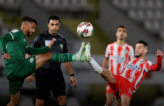 أولمبيك خريبكة يفرض التعادل على مضيفه المغرب التطواني (2-2)