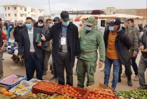 اللجنة الإقليمية المختلطة في جولة مراقبة بالسوق الأسبوعي بوزان