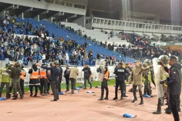 اعتقال 30 متورطا عقب شغب مباراة الوداد واتحاد طنجة
