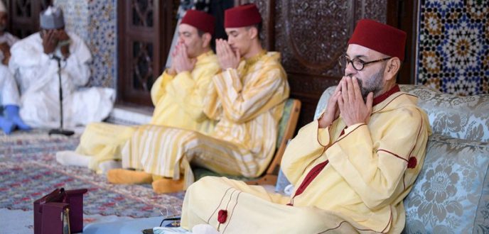 أمير المؤمنين يترأس حفلا دينيا إحياء لذكرى وفاة جلالة المغفور له الملك الحسن الثاني