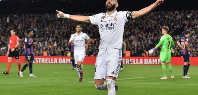 ريال مدريد يكتسح برشلونة برباعية ويتأهل لنهائى كأس ملك إسبانيا