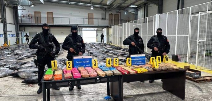 حجز حوالي طن ونصف من الكوكايين بميناء طنجة المتوسط