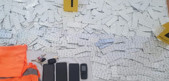 حجز 1565 قرص مخدر على متن سيارة قادمة من الشمال