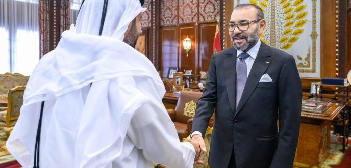 جلالة الملك يستقبل مبعوثا حاملا رسالة شفوية إلى جلالته من أمير دولة قطر